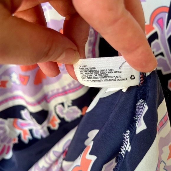 GAP paisley print medium shift dress - Picture 9 of 9